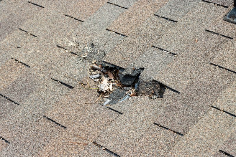 Damaged Roof Replacement in Warwick, RI