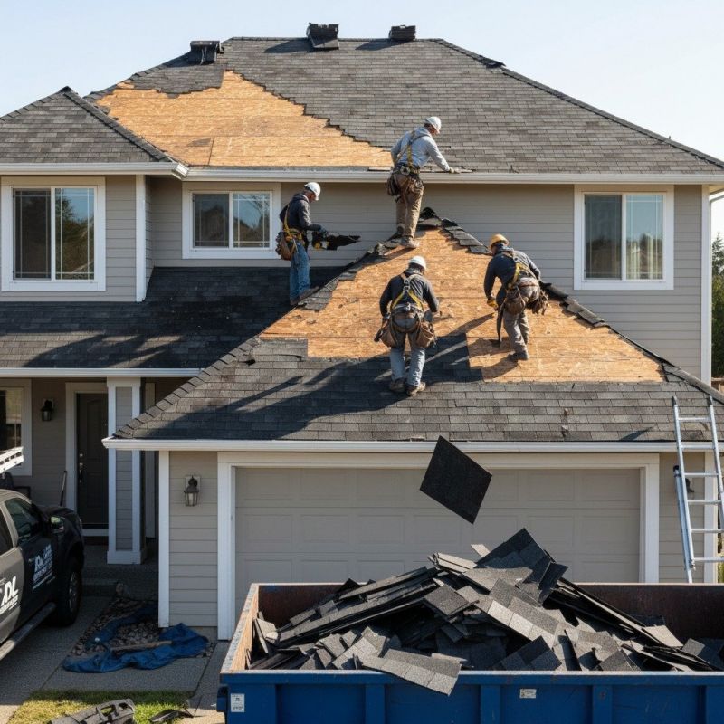 Leaky Roof Replacement in Fredericksburg, VA